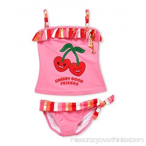 Juicy Couture Girls Cherry Good Friends Tankini 2 Pc Set 10 B00IJ2PFAG